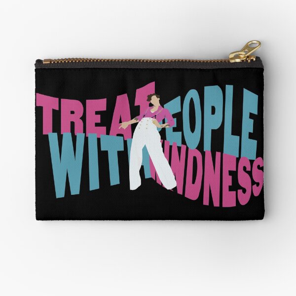 Harry Styles Fine Line Treat 'People With Kindness' Zipper Pouch