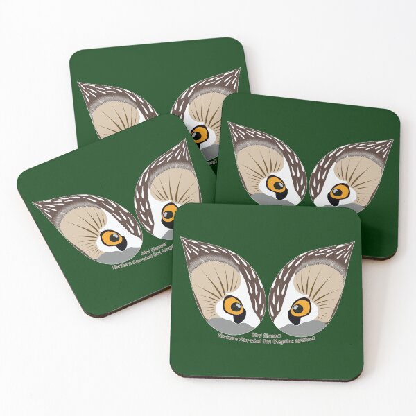 Item preview, Northern Saw-whet Owl Eyes designed and sold by BirdGlamour.
