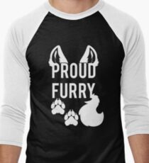 PROUD FURRY Men's Baseball ¾ T-Shirt