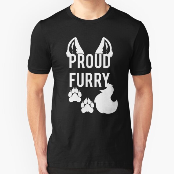 PROUD FURRY Slim Fit T-Shirt