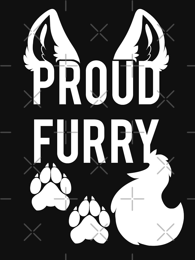 Proud Furry Essential T Shirt For Sale By 8bit Paws Redbubble 