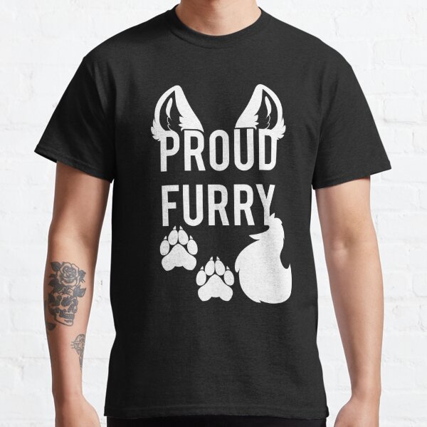 Proud Furry T Shirt By 8bit Paws Redbubble 