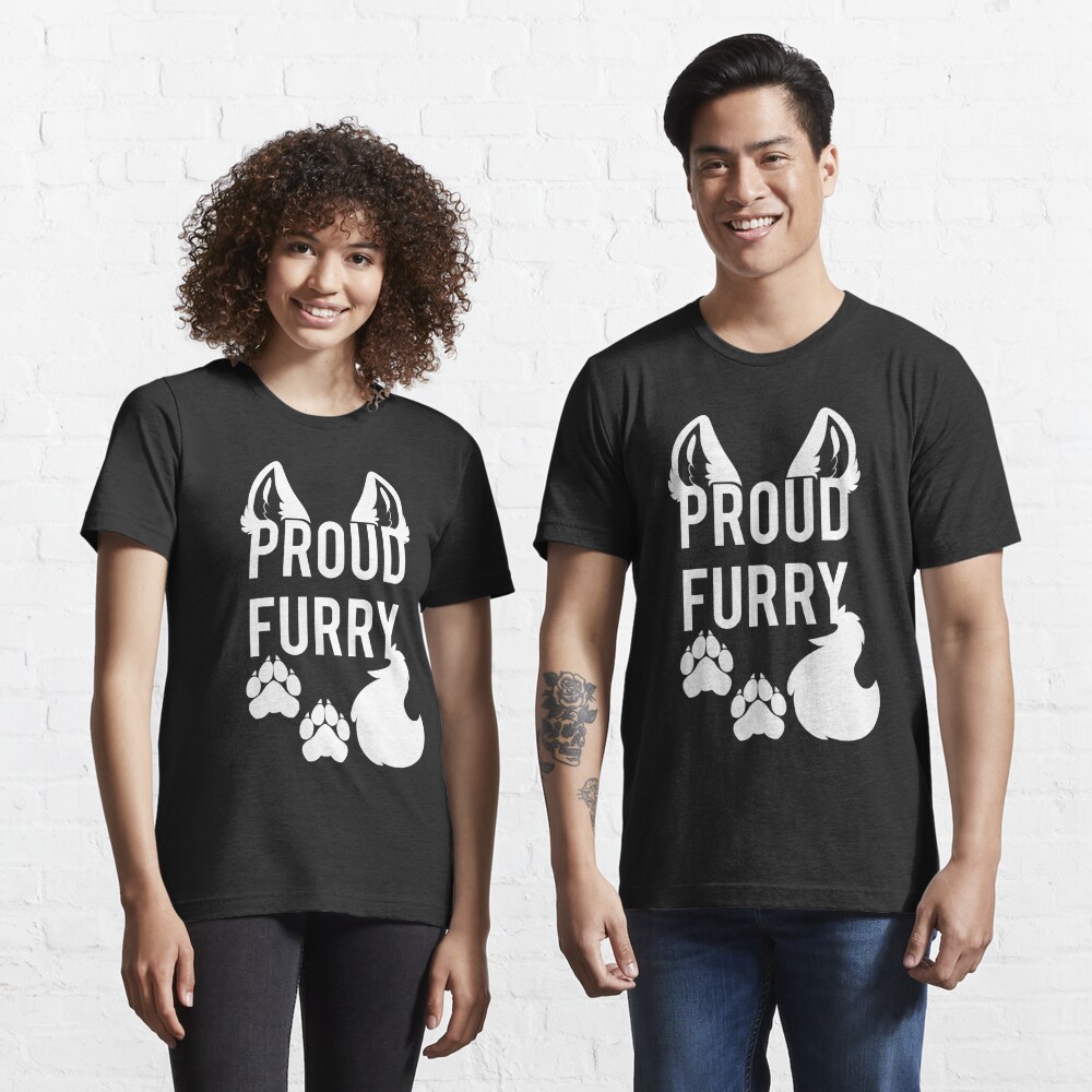 Proud Furry T Shirt By 8bit Paws Redbubble 