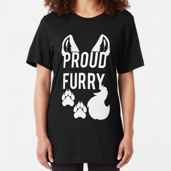 PROUD FURRY Slim Fit T-Shirt