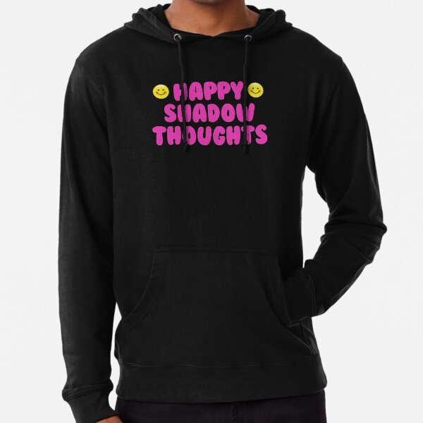 Happy Shadow Thoughts Lightweight Hoodie