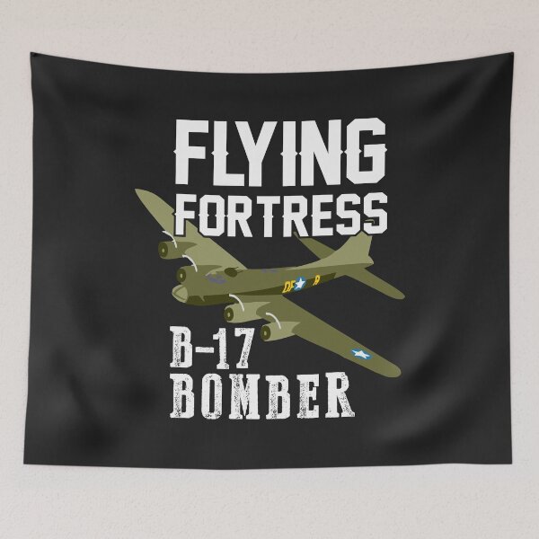 Artikelvorschau, Flying Fortress B17 Bomber Flugzeug Pilot Geschenk für Männer Frauen entworfen und verkauft von hadleydesigns.