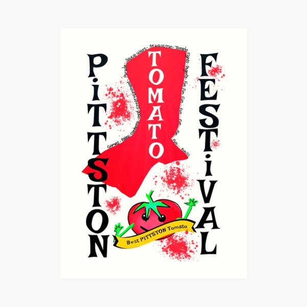 Pittston Tomato Festival Poster Art Print