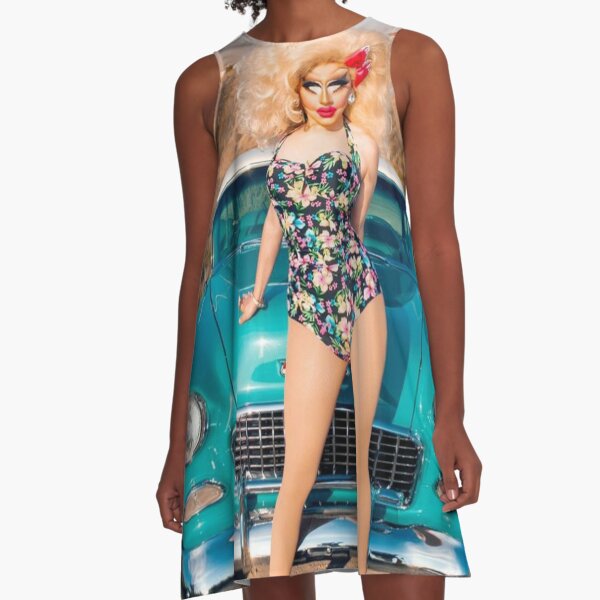 My Blue Car A-Line Dress