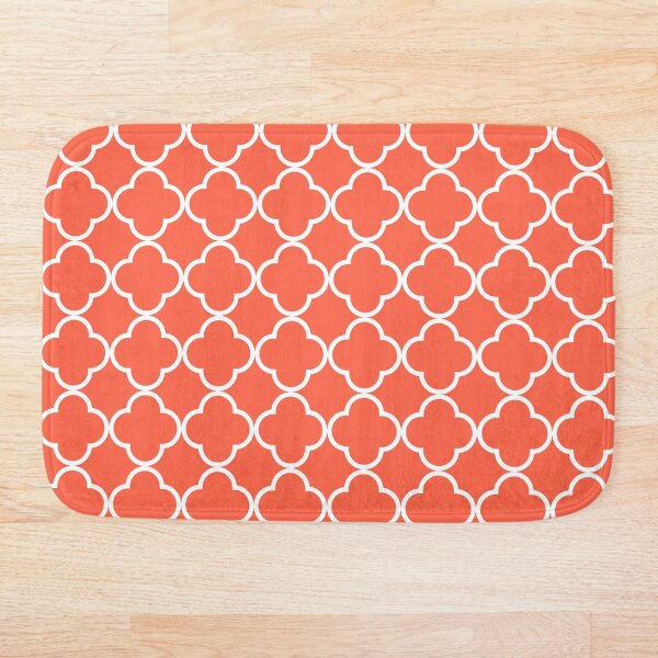 Retro Blume Badematte