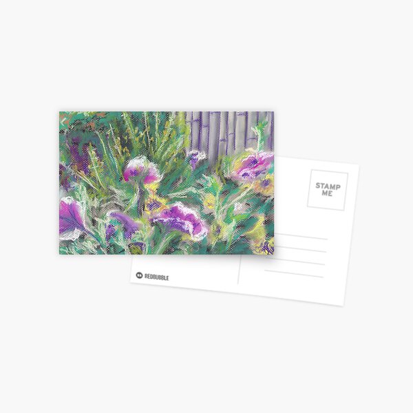 Flowers (pastel) Postcard