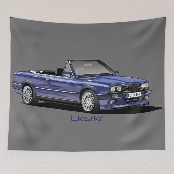 Artikelvorschau, E30 Cabrio - Artwork entworfen und verkauft von Lksrkr.