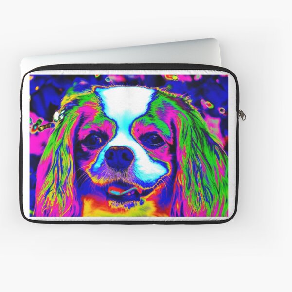 Mardi Gras Dog Laptop Sleeve