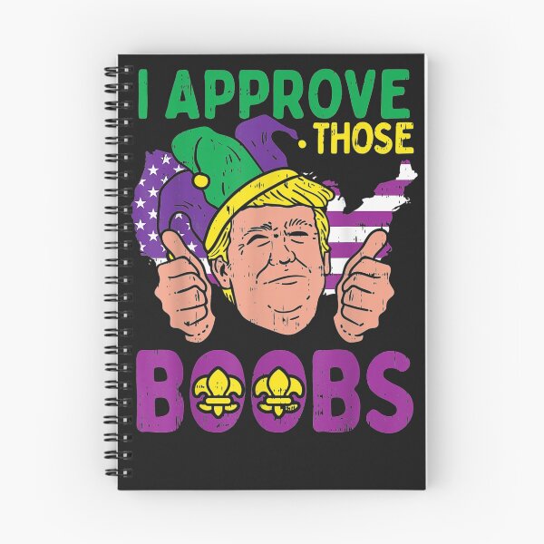 Aperçu de l'œuvre J'approuve ces seins Trump Funny Mardi Gras Carnival créée et vendue par No6Group.