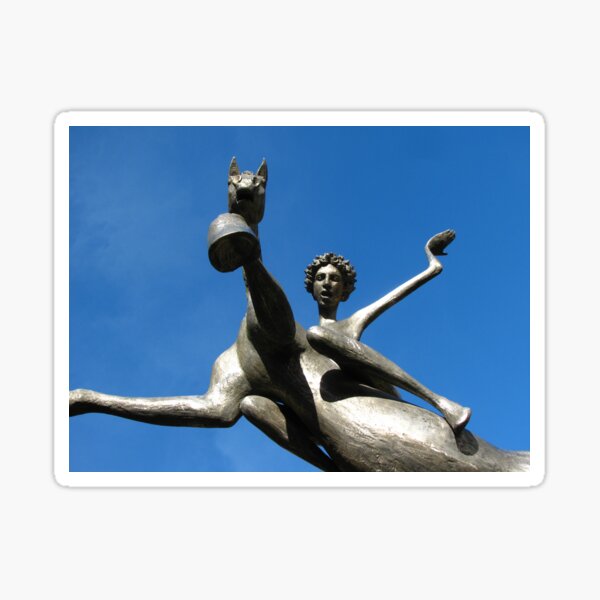 Leaping Into The Sky Sticker