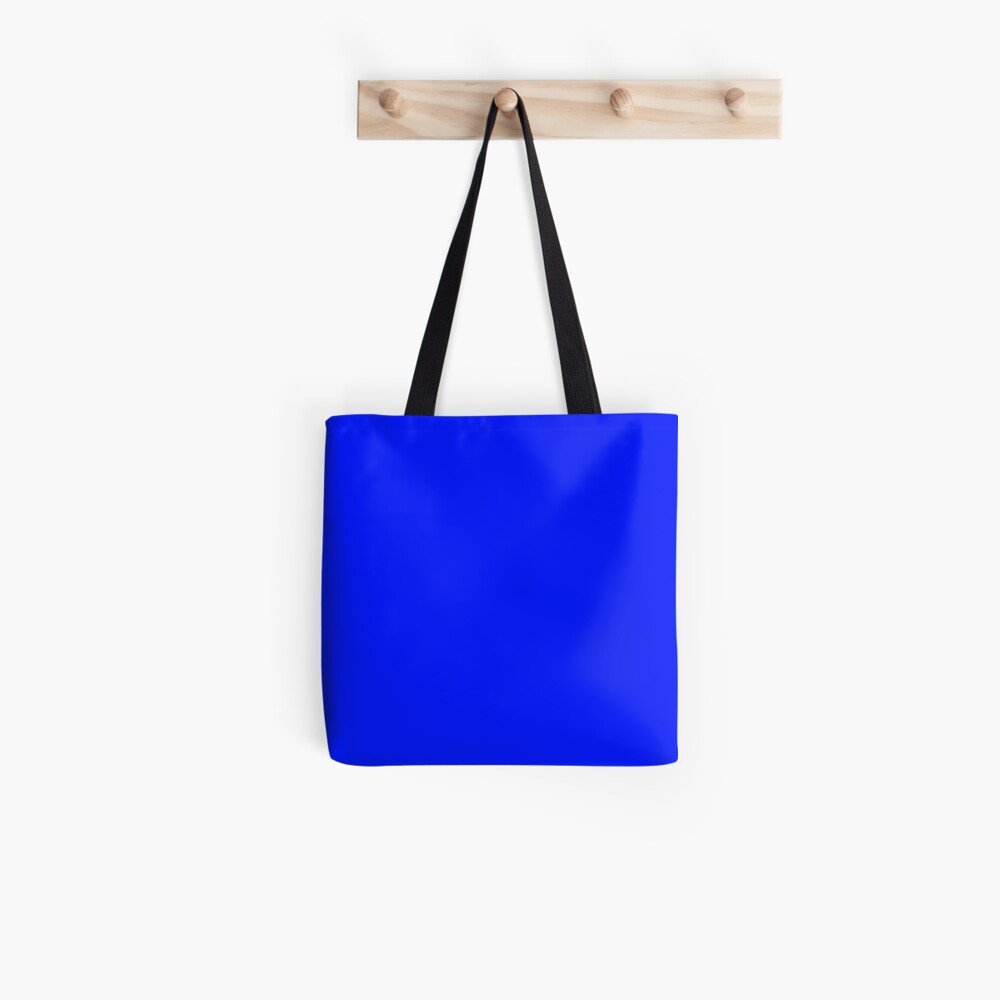 bright blue bag