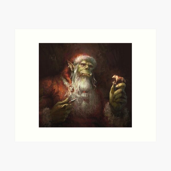 The Little Wooden Warg Art Print