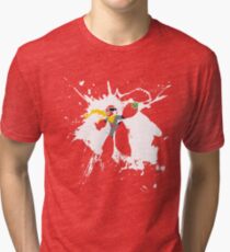 Protoman Paint Explosion Tri-blend T-Shirt