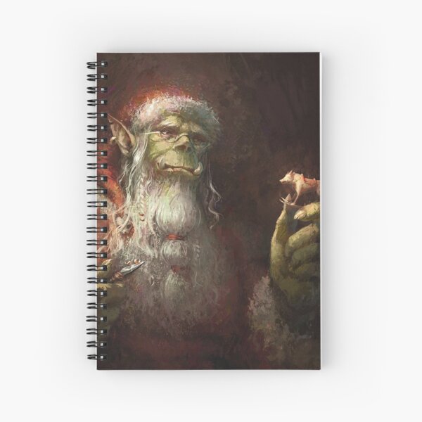 The Little Wooden Warg Spiral Notebook