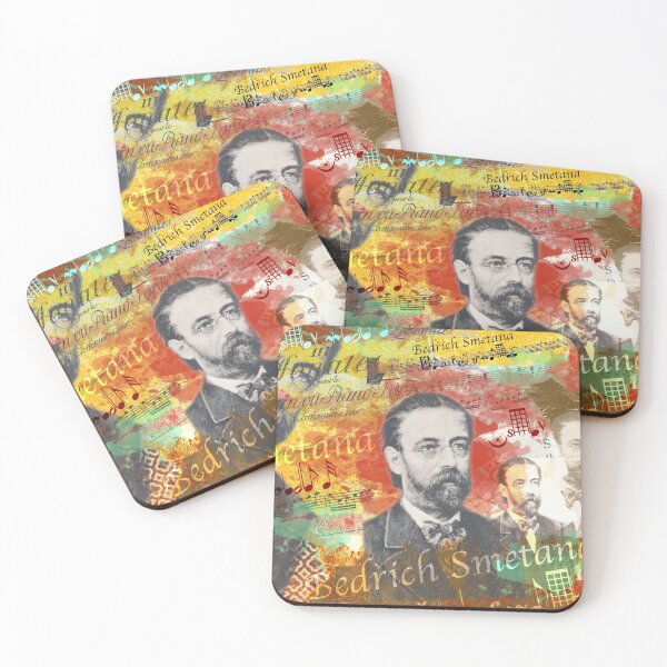 Item preview,  that comes from the symphonic cycle "Mein Vaterland".
The design by Mallybeau Mauswohn shows an aesthetic collage
with a portrait of the composer Bedřich Smetana. A wonderful work of art for all music lovers.
I look forward to your visit to my Redbubb designed and sold by Mauswohn.