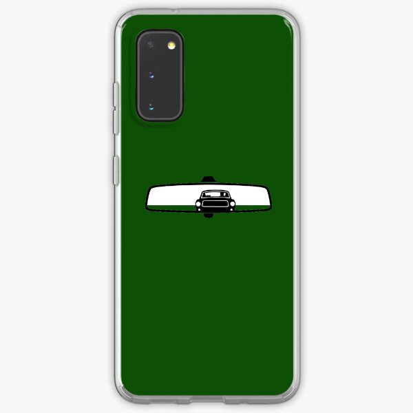 Bullitt Mustang in rear view mirror Samsung Galaxy Soft Case