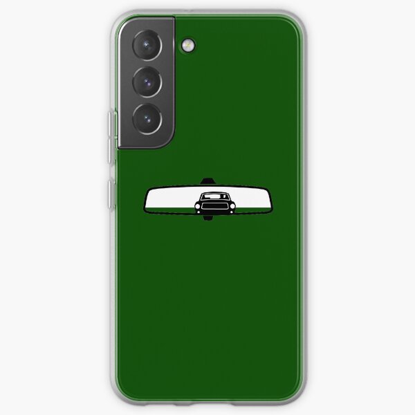 Bullitt Mustang in rear view mirror Samsung Galaxy Soft Case
