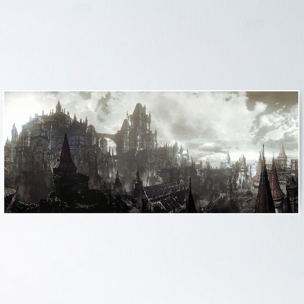 Artwork Lothric Castle, Dark Souls III, FromSoftware