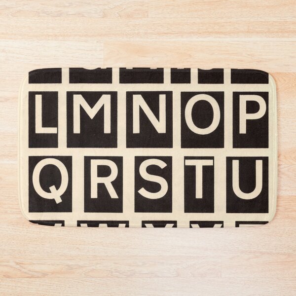 Item preview, Vintage print - London transport alphabet poster designed and sold by DejaVuStudio.