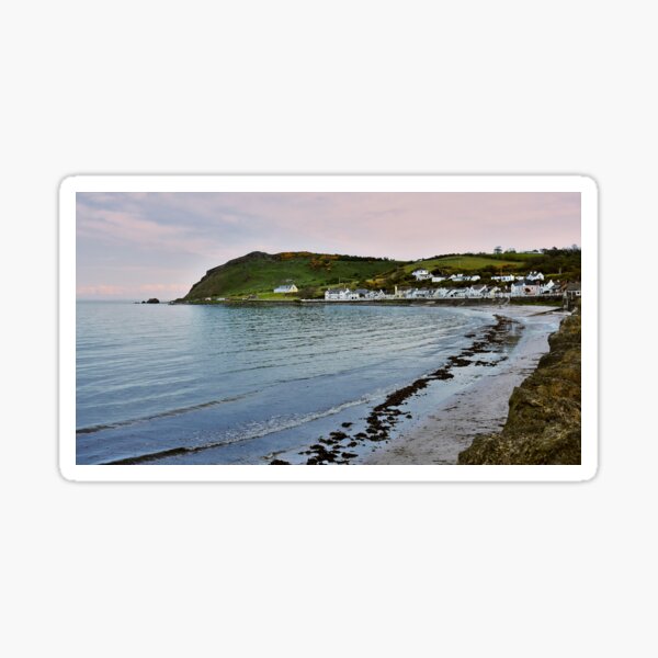 Sunrise over Ballygally - Northern Ireland Sticker