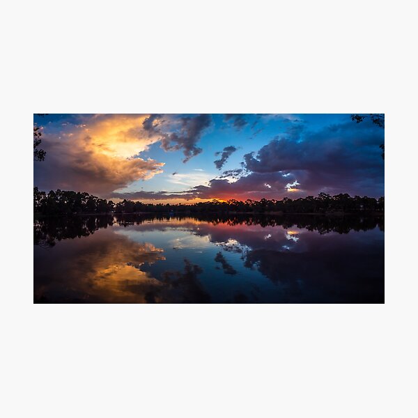 Kennington Reservoir Sunset Photographic Print