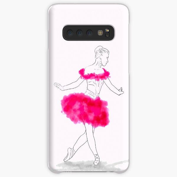 Pink Ballerina illustration Samsung Galaxy Snap Case