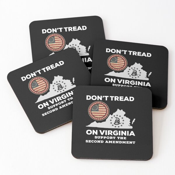Item preview, Virginia Second Amendment 2A Don't Tread On Me graphic design   designed and sold by Tim Dunaway.