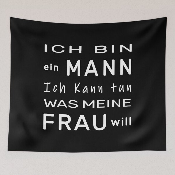 Artikelvorschau, Ich bin ein MANN: "Ich kann tun was meine FRAU will" Design für den Ehemann von entworfen und verkauft von SiRaGeckoDesign.