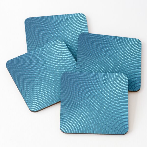 Item preview, Four blue interfering waves designed and sold by lathspell.