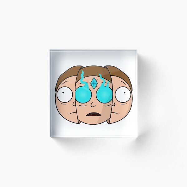 God Morty (Rick and Morty) Acrylic Block