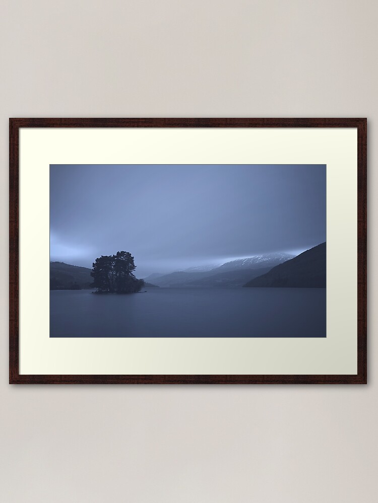 Framed Art Print, Time, Loch Tay designed and sold by ShinyPhoto