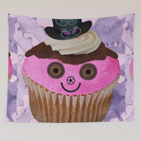 Item preview, Steampunk steampink Cupcake designed and sold by Loveday Funck.