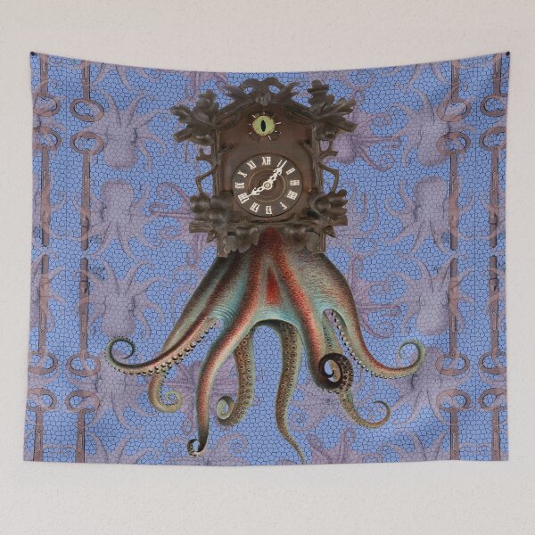 Item preview, Steampunk Octopus Cuckoo Clock designed and sold by Loveday Funck.