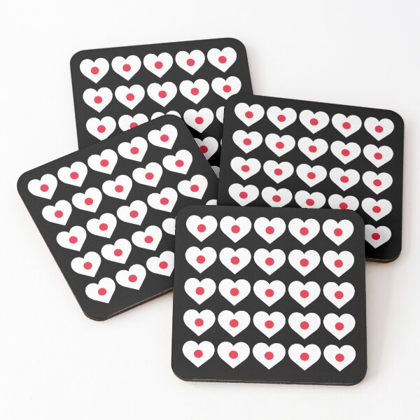 Item preview, Love My Japan Hearts Flag designed and sold by HelloFromAja.