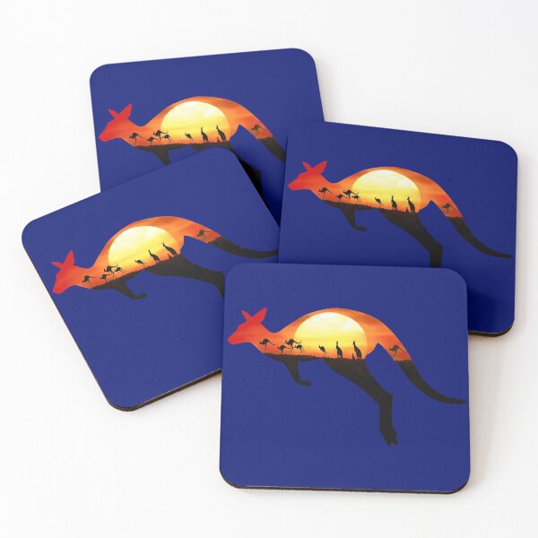 Item preview, Sunburnt Kangaroo designed and sold by Kestrelle.