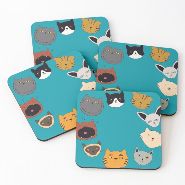 Item preview, I love Cats faces designed and sold by Pointit.