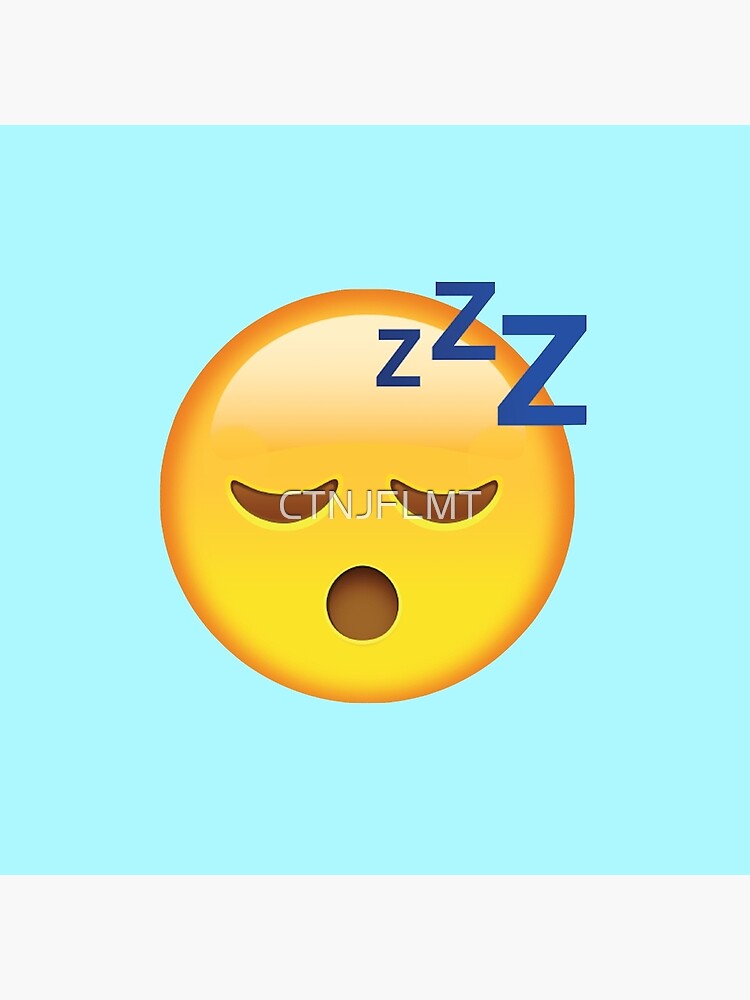 Sleeping Face Emoji Pillow Sleep Face Zzz Face Emoji 