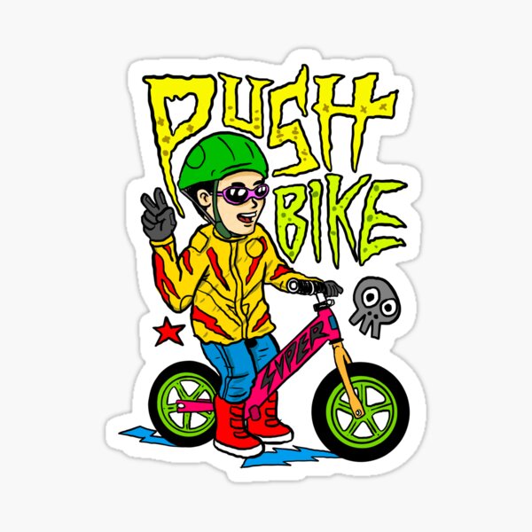 Push Bike Rock Sticker