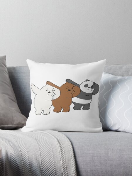 We bare bears anime pillow new arrivals