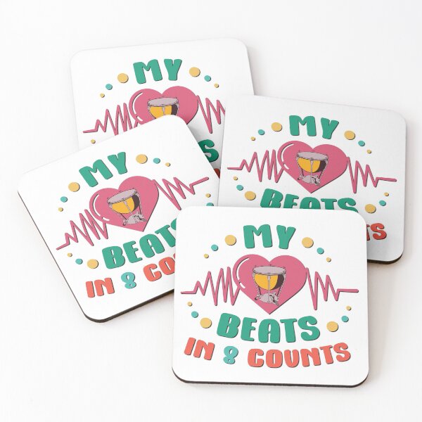 Item preview, My Heart Beats in 8 Counts - Timpani designed and sold by BandMomDesigns.