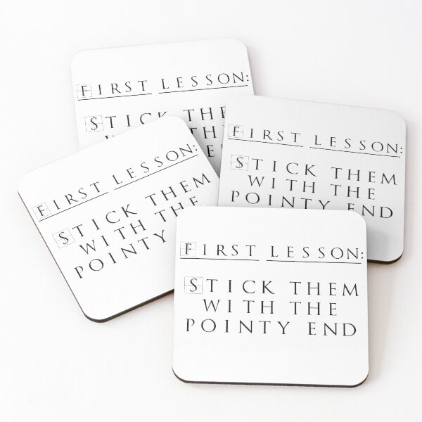 Item preview, Quote / First lesson : stick them with the point end designed and sold by Cit-station.