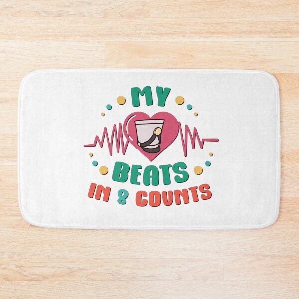 Item preview, My Heart Beats in 8 Counts - Shako designed and sold by BandMomDesigns.