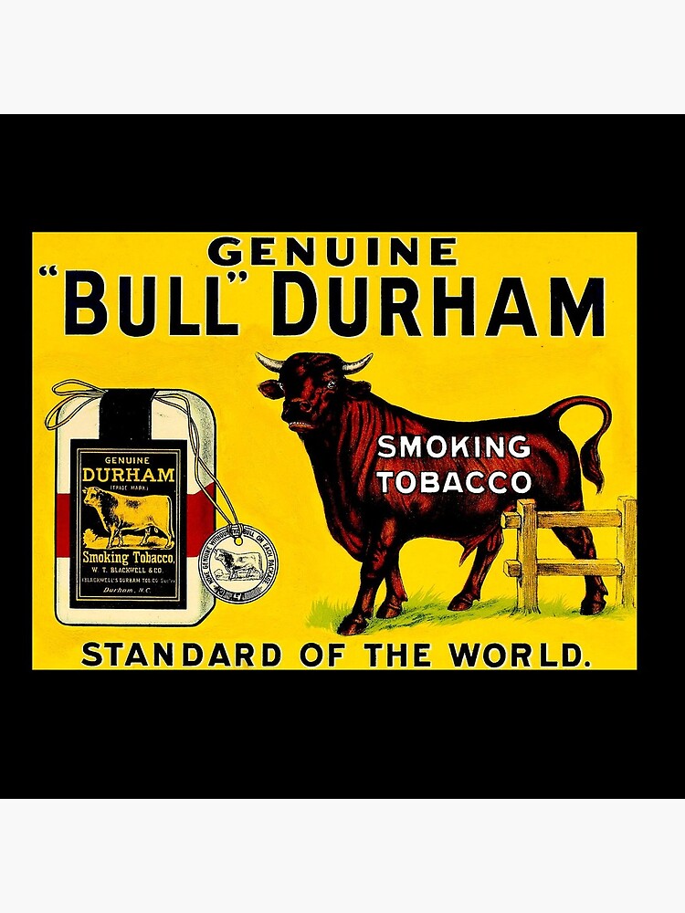 BULL DURHAM: Vintage Smoking Tobacco Advertising Print by posterbobs