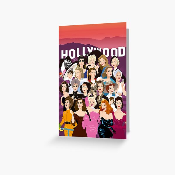 Mein Hollywood Grußkarte