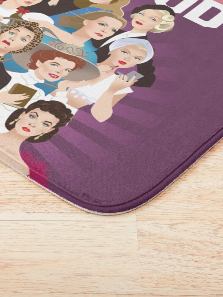 Thumbnail 3 of 6, Bath Mat, My Hollywood designed and sold by AleMogolloArt.