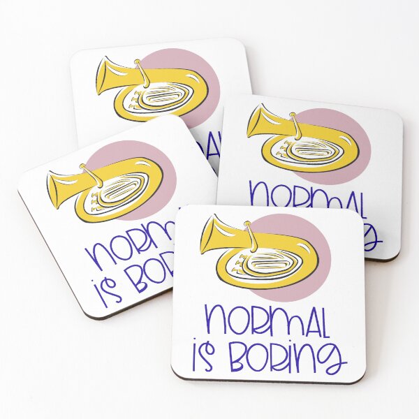Item preview, Normal Is Boring - Tuba designed and sold by BandMomDesigns.